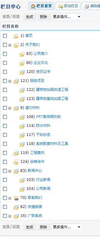 盛力网站制作后台管理教程_广州网站制作公司(图2) 网站制作教程